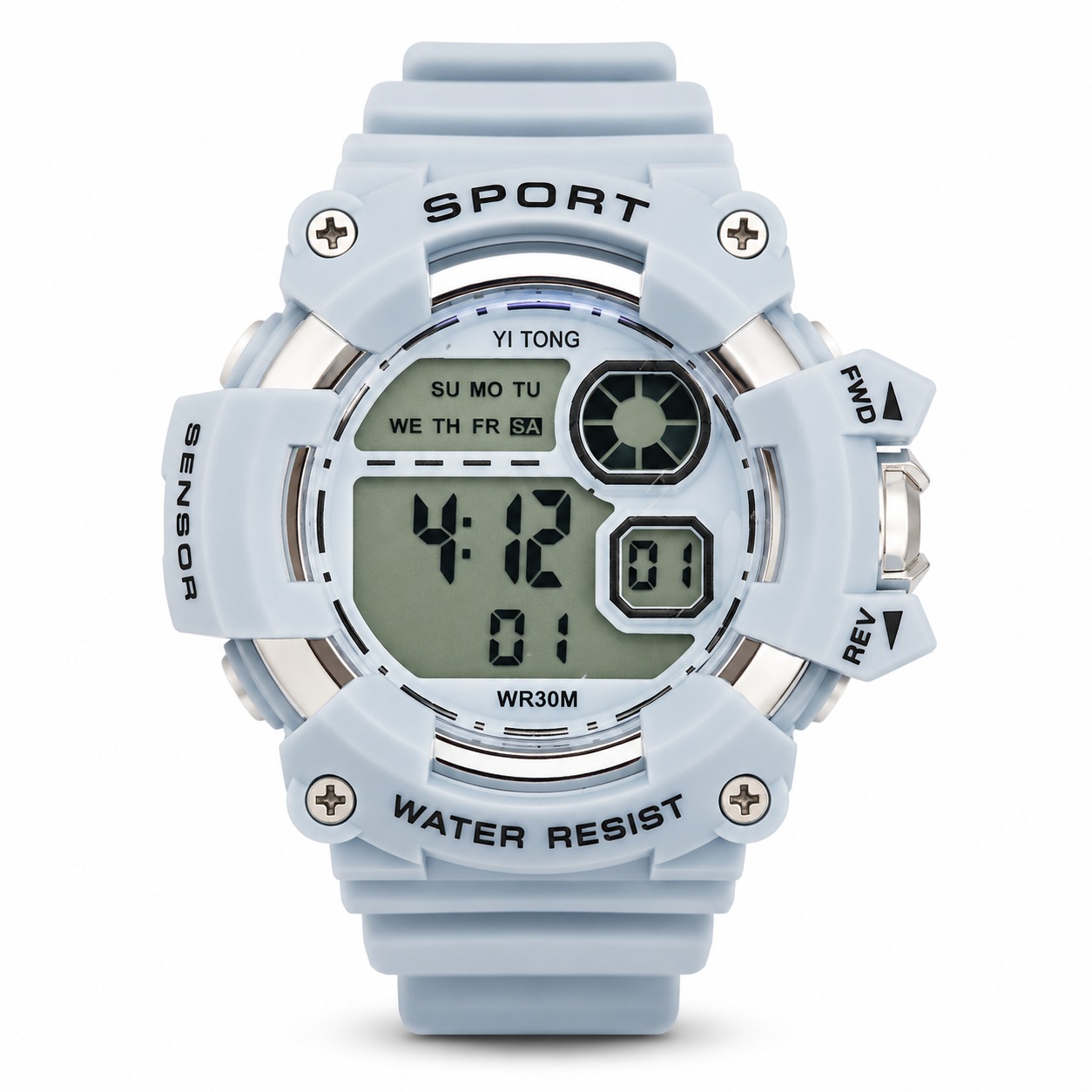 Sport Watch Gris Clair 2