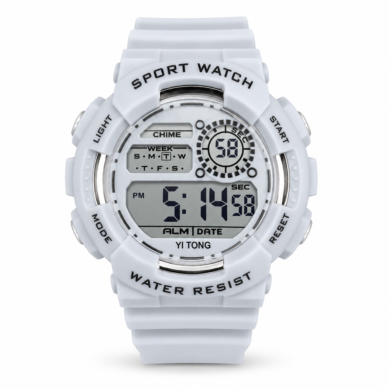 Sport Watch Gris Clair 3
