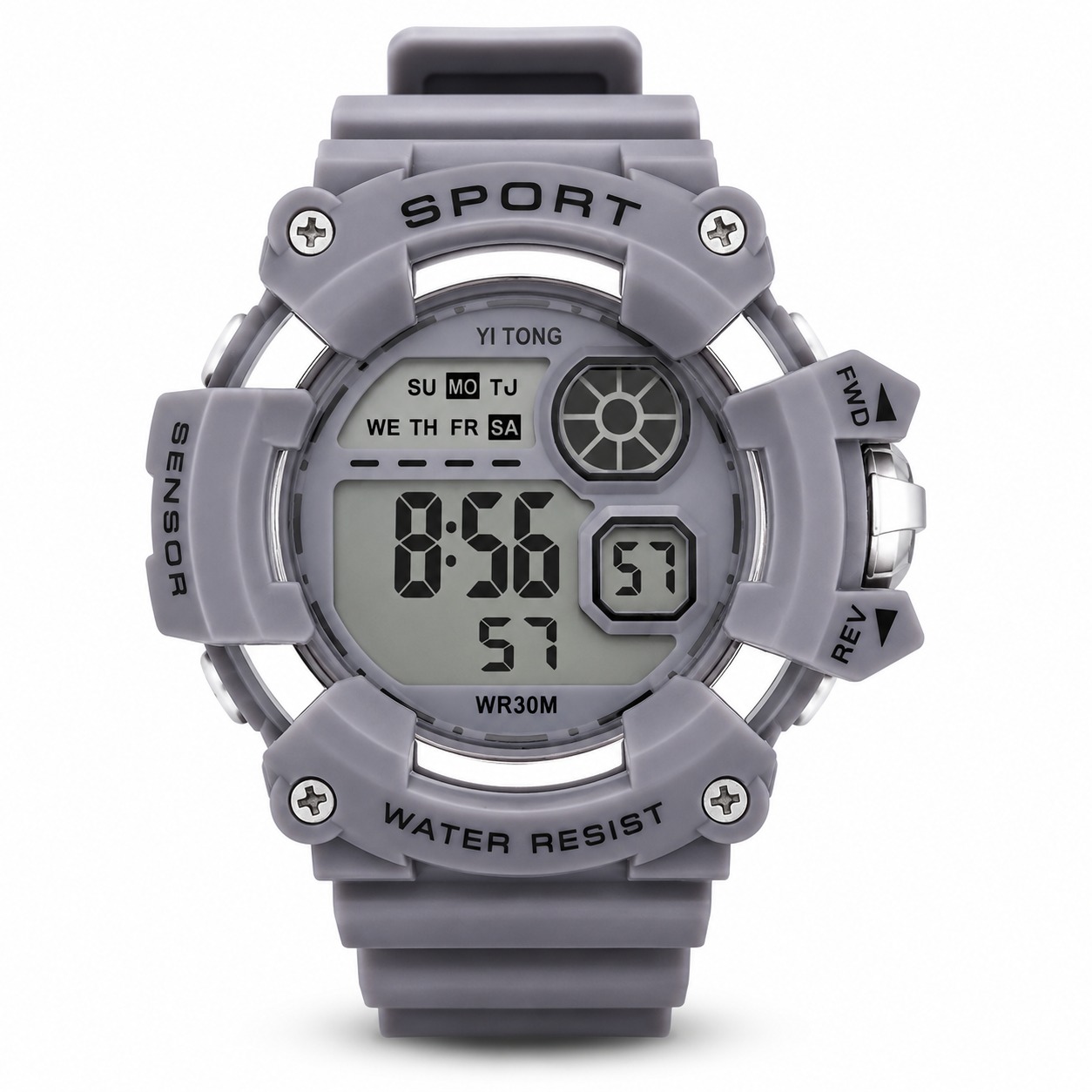 Sport Watch Gris Titane 3