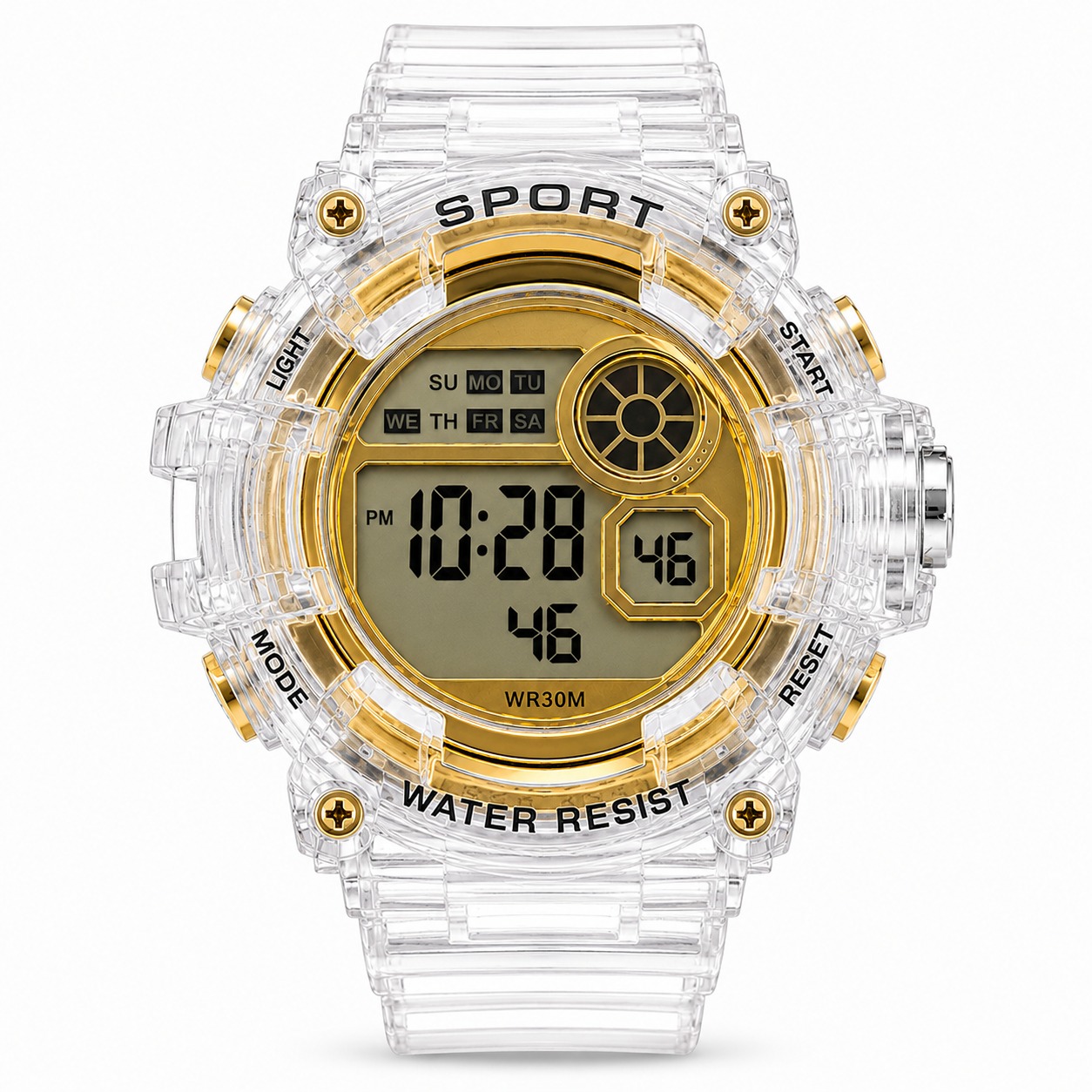 Sport Watch Transparent Or
